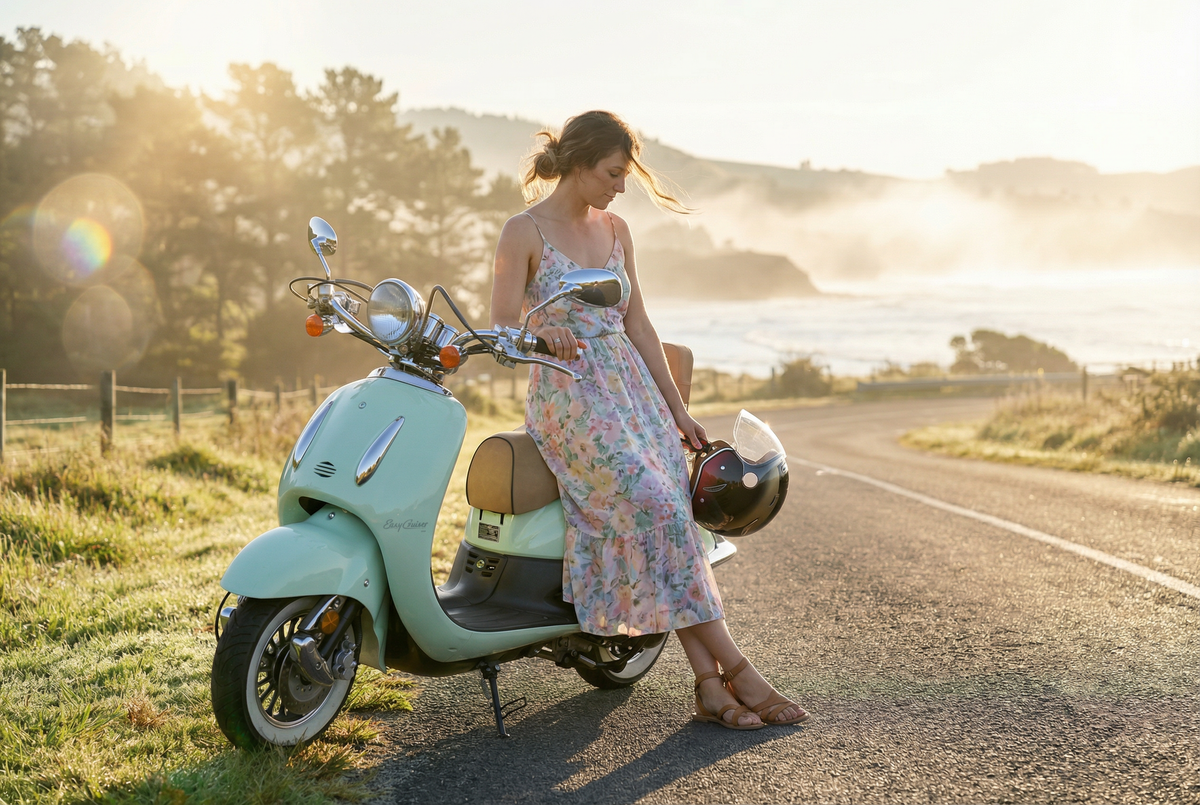 50ccm Retro-Roller bei Burnout Motors