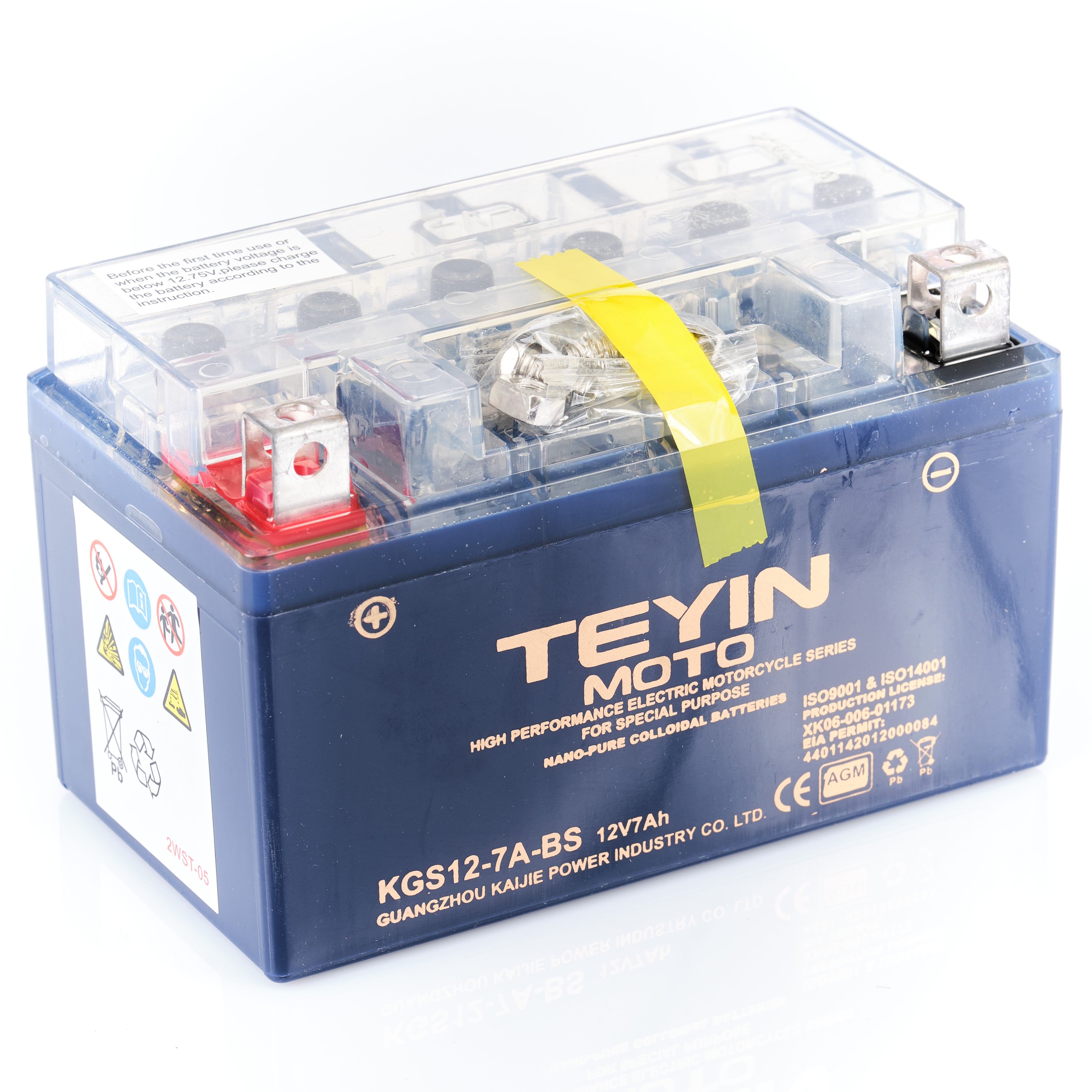 Kage Gelbatterie 12V 7Ah SLA YTX7 A-BS