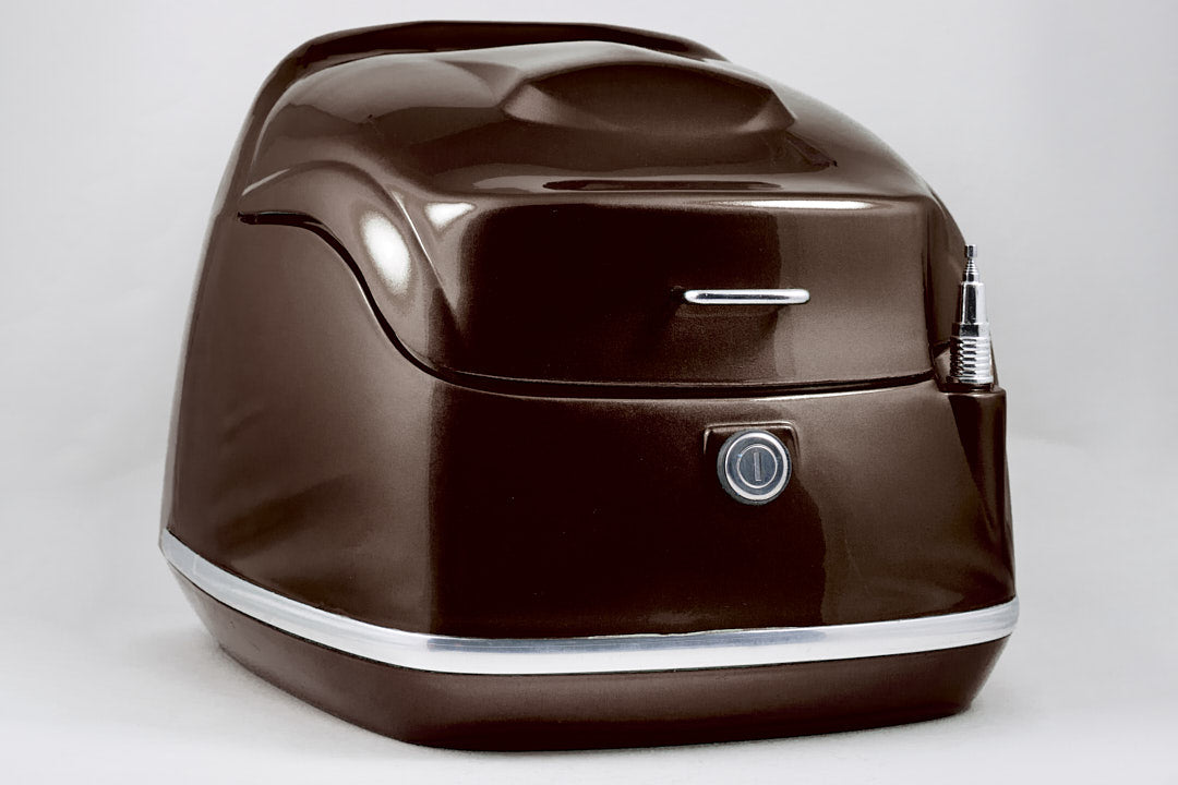 Topcase 40 L Braun/Metallic